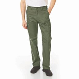 Lee Cooper LCPNT205 Cargo Trousers Khaki 40" W 29" L