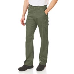 Lee Cooper LCPNT205 Cargo Trousers Khaki 40" W 29" L