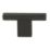 Elite Knobs & Handles Kensington Knurled T-Knob Matt Black 60mm
