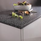 Metis  Black Composite Kitchen Worktop 3050mm x 620mm x 15mm