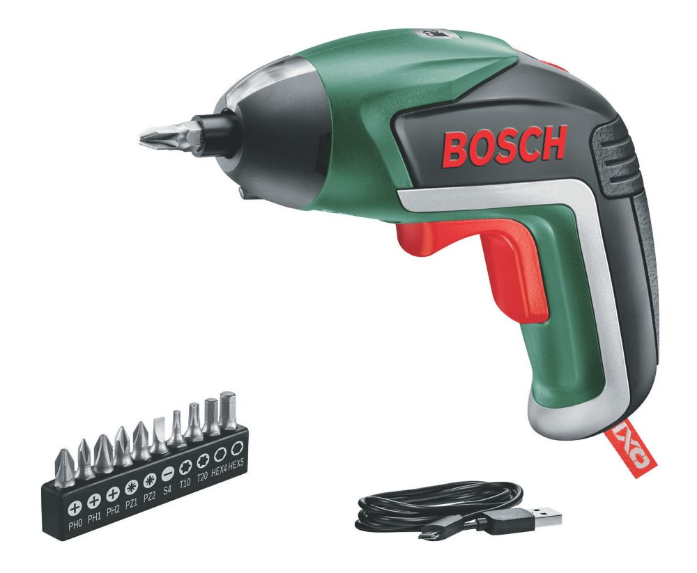 Bosch GO 3.6V 1 x 1.5Ah Li-Ion Coolpack Cordless Screwdriver - Screwfix