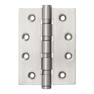Smith & Locke Satin Nickel  Ball Bearing Hinges 100mm x 74.5mm 2 Pack