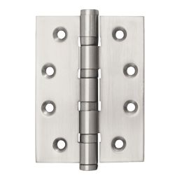 Smith & Locke Satin Nickel  Ball Bearing Hinges 100mm x 74.5mm 2 Pack