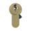 Smith & Locke Fire Rated 1 Star Double Double Cylinder Lock 35-35 (70mm) Polished Brass