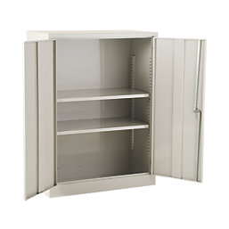 Barton  2-Shelf COSHH Cabinet  Grey 915mm x 457mm x 1219mm