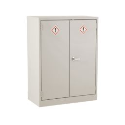 Barton  2-Shelf COSHH Cabinet  Grey 915mm x 457mm x 1219mm