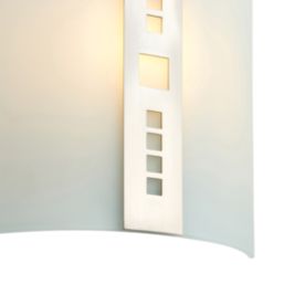 Glacia Wall Light Brushed Chrome