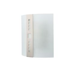 Glacia Wall Light Brushed Chrome