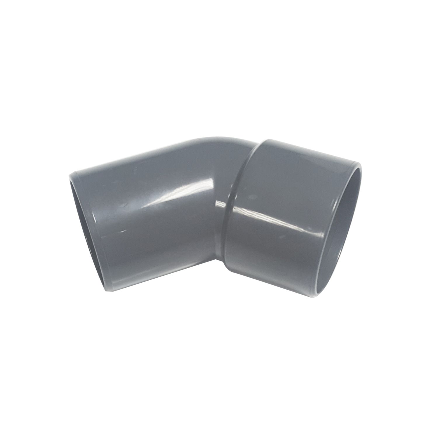 FloPlast Solvent Weld Conversion Bend 135° Grey 40mm 5 Pack (2192V)