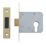 Smith & Locke Fire Rated  Electro Brass Euro Profile Deadlock 76mm Case - 57mm Backset