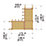 Shire Clematis 5' 6" x 5' 6" (Nominal) Flat Timber Arbour