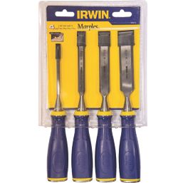 IRWIN Marples 4-Pack Woodworking Chisels Set in the Chisel Sets department  at