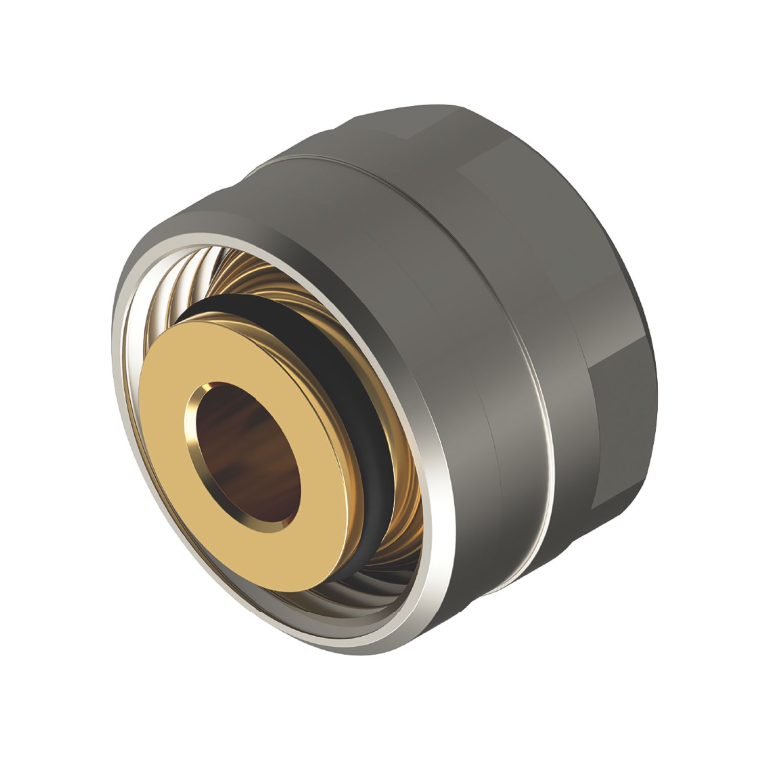 Warmup 3/4" Eurocone to 16 x 2.0mm Pipe Connector Nickel (219AC)
