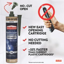 Unibond  
Kitchen & Bathroom Anti-Mould Sealant White 280ml