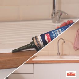 Unibond  
Kitchen & Bathroom Anti-Mould Sealant White 280ml