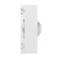 Byron DBW-22011 Wired Illuminated Bell Push White