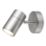 LAP Telloy Round 1-Light Bathroom Spotlight Brushed Steel