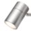 LAP Telloy Round 1-Light Bathroom Spotlight Brushed Steel