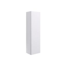Essentials Genoa Wall-Mounted Bathroom Cabinet White Matt 350mm x 250mm x 1200mm