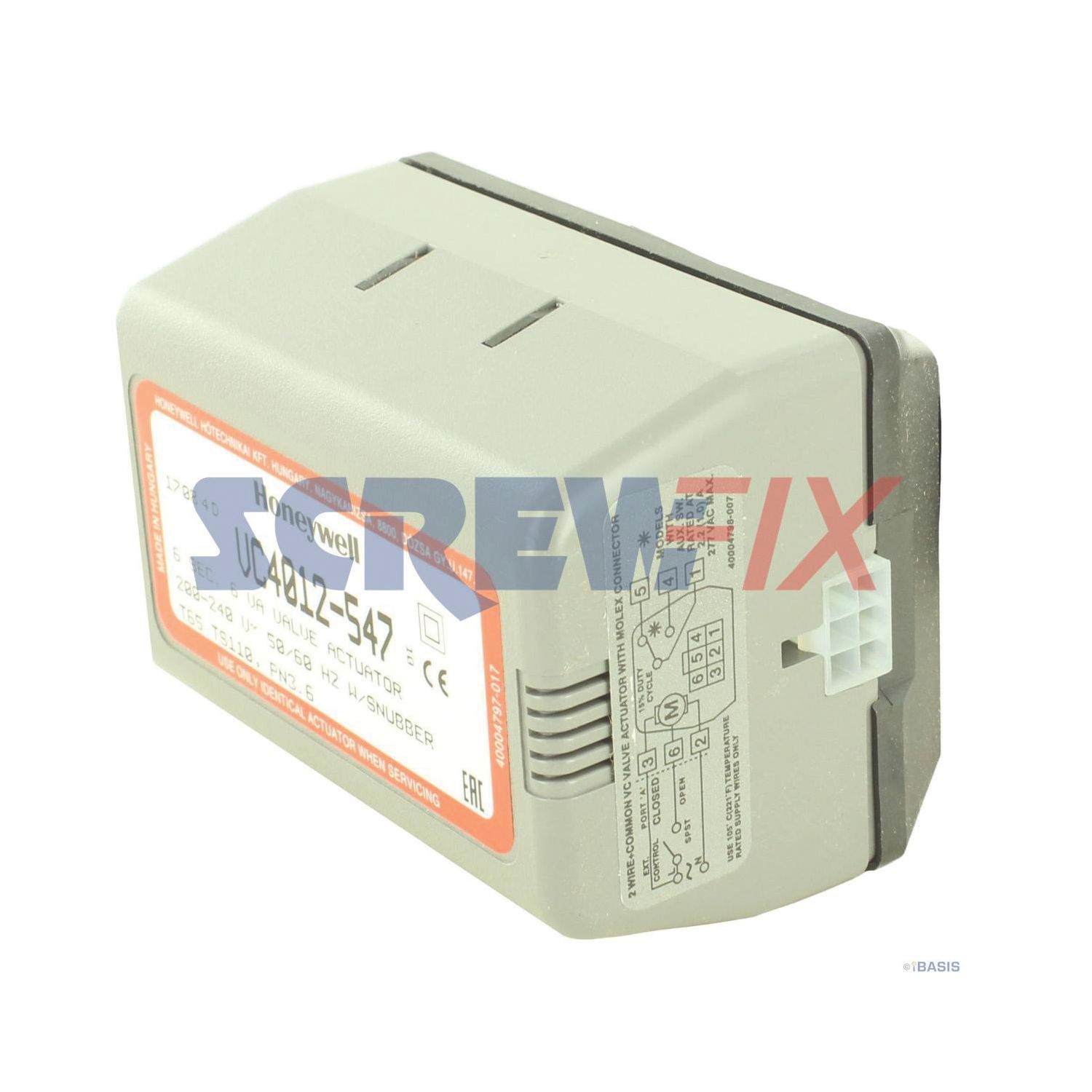 Baxi 5107000 VALVE ACTUATOR HEAD (219GW)