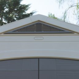 Keter Factor 8' 6" x 8' 6" (Nominal) Apex Resin Shed Brown