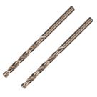 Erbauer  Straight Shank Metal Drill Bits 4mm x 75mm 2 Pack