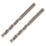 Erbauer  Straight Shank Metal Drill Bits 4mm x 75mm 2 Pack