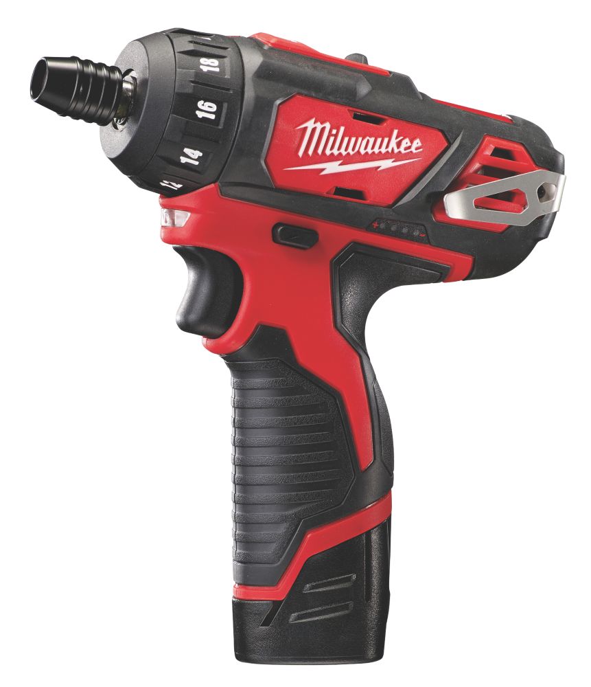 Refurb Milwaukee M12 BD-202C 12V 2 x 2.0Ah Li-Ion RedLithium  Cordless Sub-Compact Screwdriver