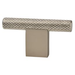 Elite Knobs & Handles Kensington Knurled T-Knob Brushed Nickel 60mm