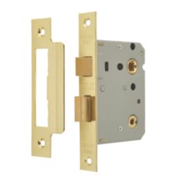 ERA  Brass Bathroom Lock 76mm Case - 56mm Backset