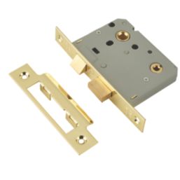 ERA  Brass Bathroom Lock 76mm Case - 56mm Backset
