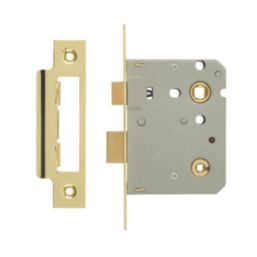 ERA  Brass Bathroom Lock 76mm Case - 56mm Backset