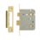 ERA  Brass Bathroom Lock 76mm Case - 56mm Backset