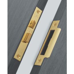 ERA  Brass Bathroom Lock 76mm Case - 56mm Backset