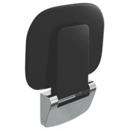 ETAL Wall Mounted Fold Down Shower Seat Black