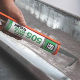 No Nonsense 505 High Adhesion Roof & Gutter Sealant Grey 310ml