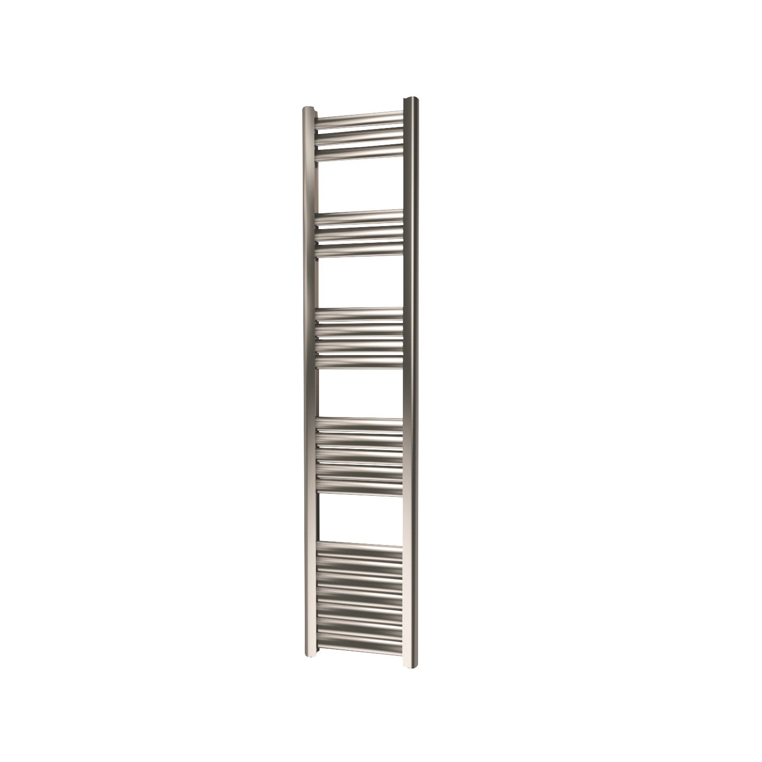 Towelrads 1400mm x 300mm 1282BTU Grey / Silver Flat Designer Towel Radiator (219RY)