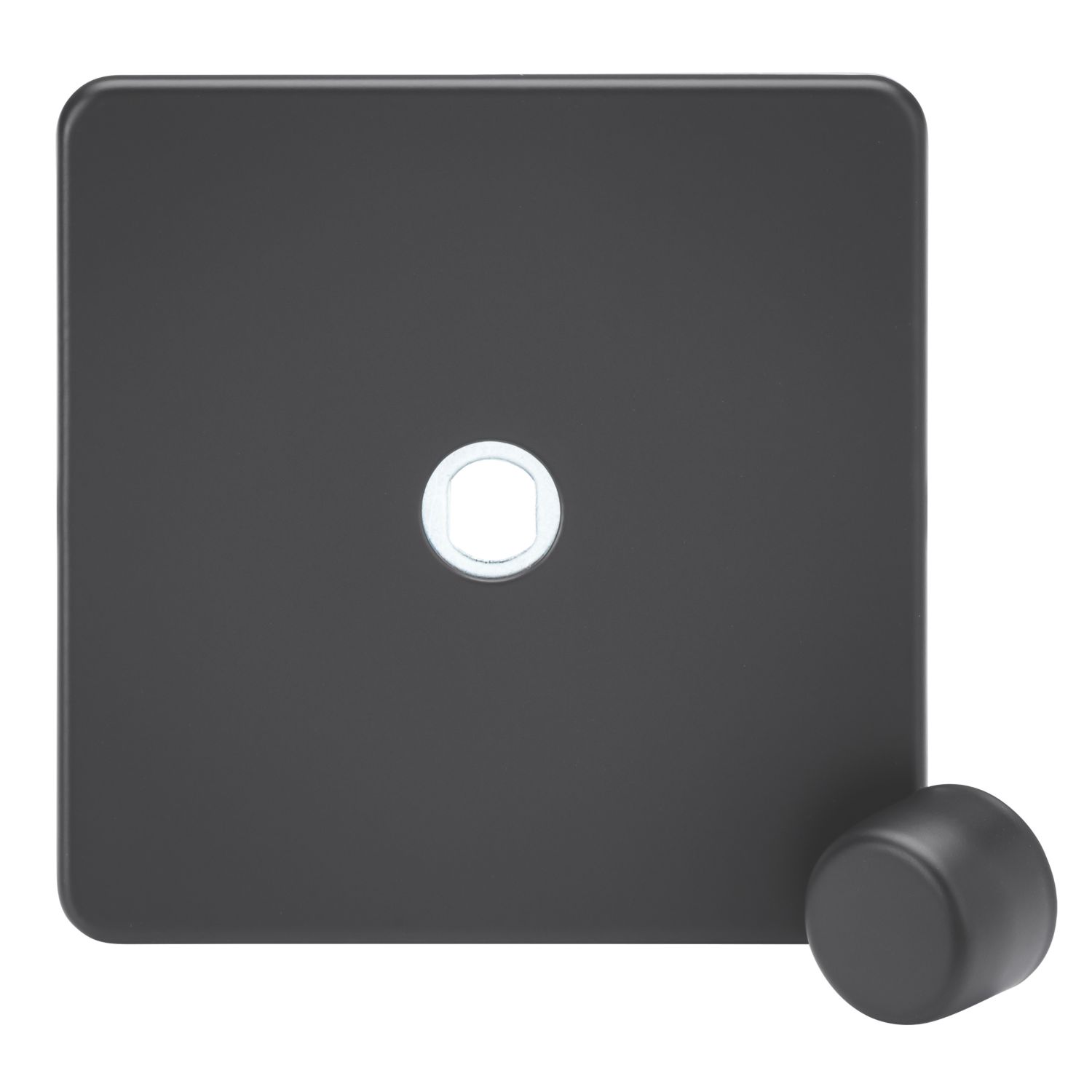 Knightsbridge Screwless 1-Gang Modular Dimmer Switch Anthracite (219YA)