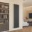 Azur 1800mm x 470mm 4509BTU Anthracite Vertical 2 Column Radiator