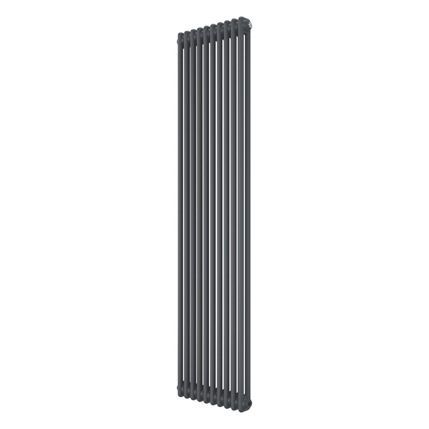 Azur 1800mm x 470mm 4509BTU Anthracite Vertical 2 Column Radiator (219YR)