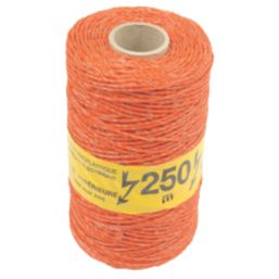 Stockshop Electric Fence Polywire Orange 3mm x 250m