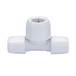 Hep2O  Plastic Push-Fit Reducing Tee 15mm x 15mm x 22mm