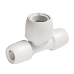 Hep2O  Plastic Push-Fit Reducing Tee 15mm x 15mm x 22mm