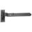 Smith & Locke Black Powder-Coated Cranked Gate Hinge Hook & Band 134mm x 310mm x 45.5mm