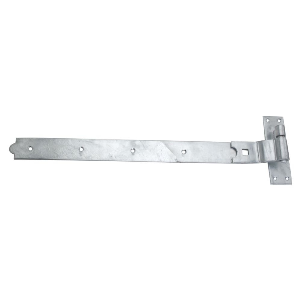 Smith & Locke Self-Colour Cranked Gate Hinge Hook & Band 165mm x 612mm x  51.5mm - Screwfix