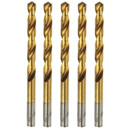 Erbauer  Straight Shank Metal Drill Bits 9mm x 125mm 5 Pack