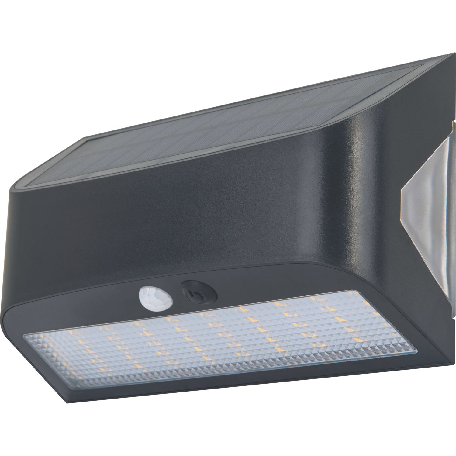 Luceco Prysm Outdoor LED Solar With PIR Sensor Black 600lm (220CL)