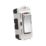 Knightsbridge  20AX Grid DP Control Switch Polished Chrome with LED