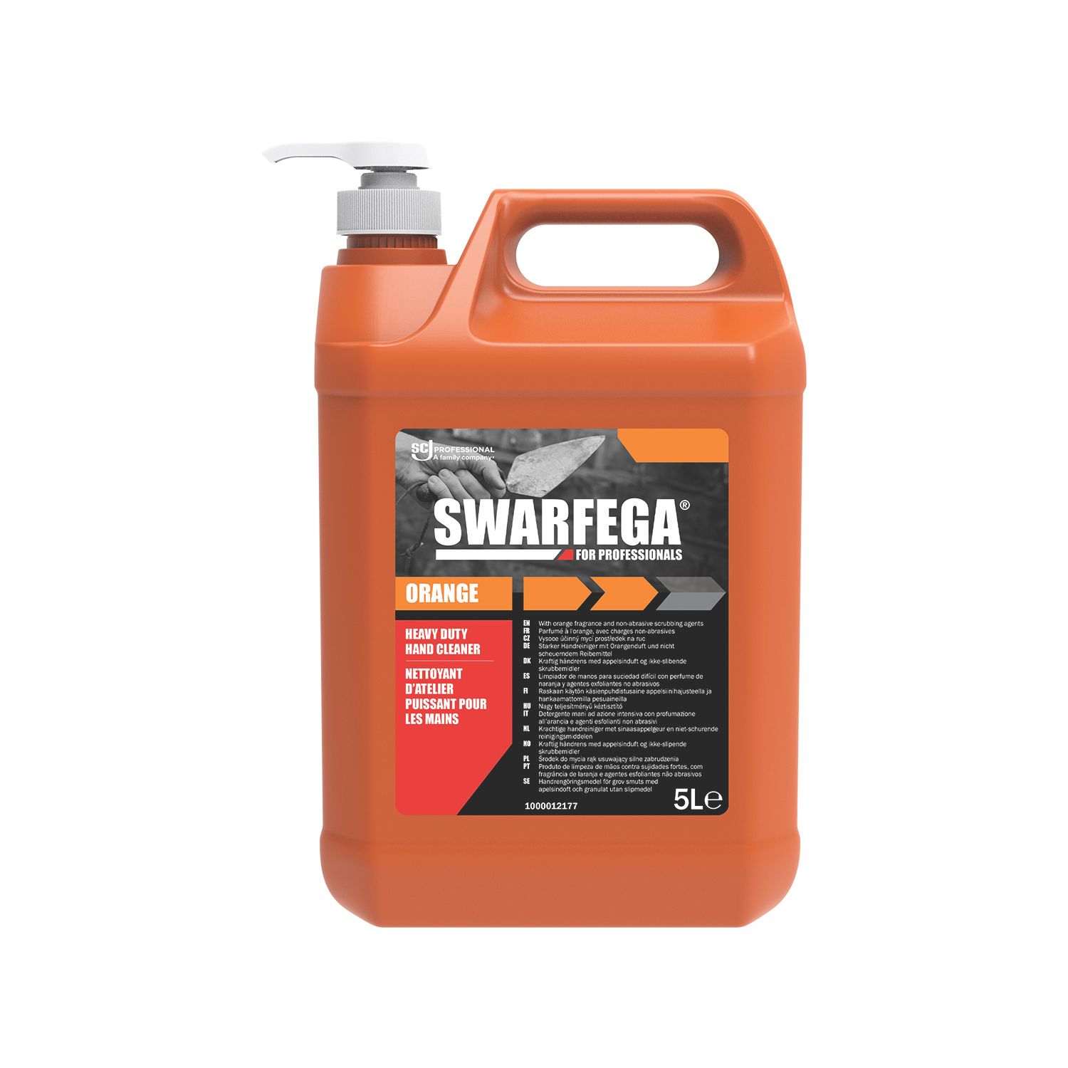 Swarfega Orange Hand Cleaner Pump Pack 5Ltr (220EG)