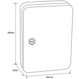 Smith & Locke  48-Hook Key Cabinet